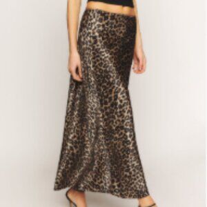 Reformation Layla Silk Skirt - Size 8